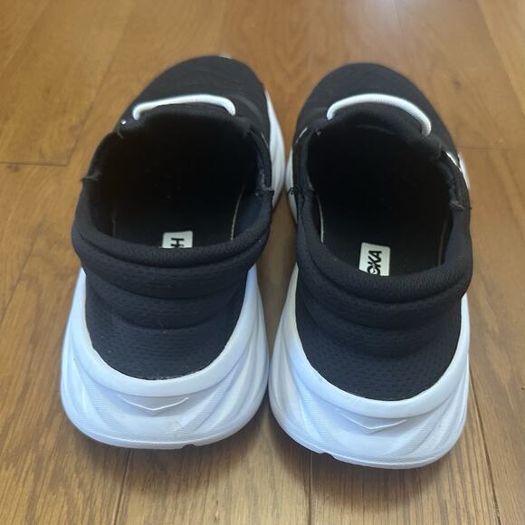 Hoka One One Women's Ora Recovery Shoe 2 Sz US 9 Black White BWHT 1119398 - Picture 4 of 9